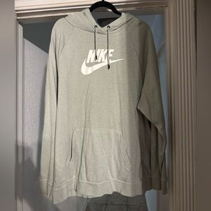 Nike Women's Green/Teal Hoodie with Logo